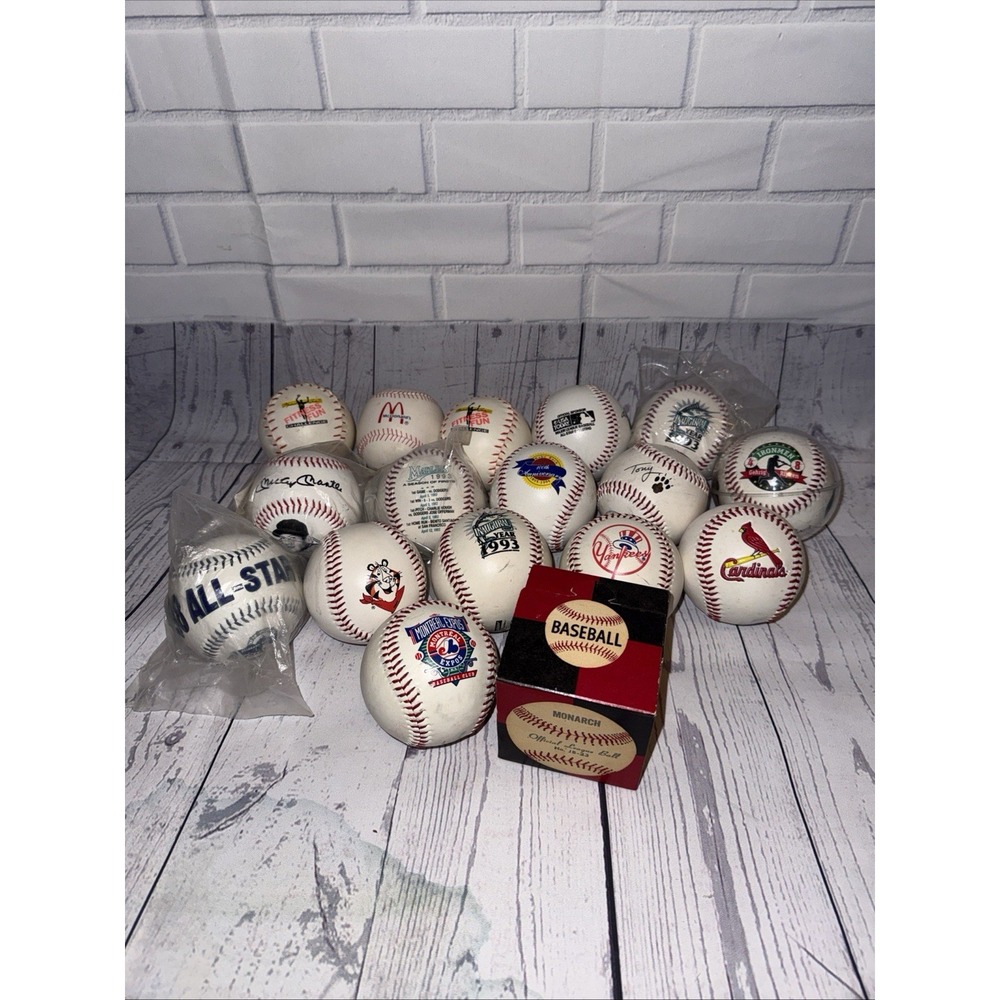 Lot of 15+ Used Baseballs Signed Souvenir Practice Montreal Expos Marlins Lot